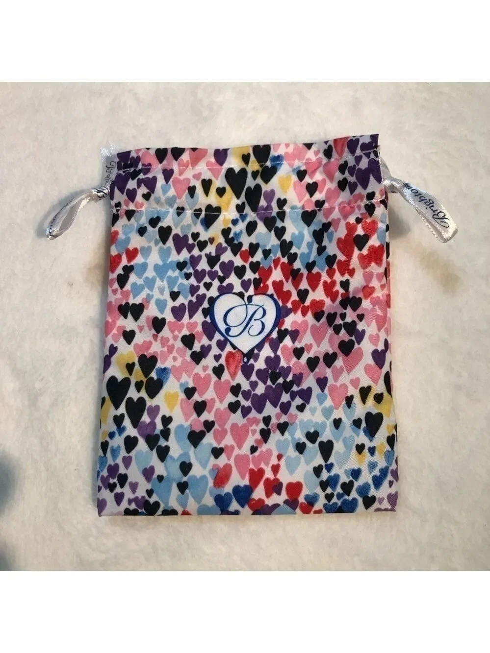 Small Brighton Black And Pink Roses Paper Gift Bag, Tissue Paper, and Gift Sack